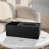 Caja de Pañuelos Multifuncional, Caja de Pañuelos Creativa para Escritorio, Caja de Almacenamiento Simple de Plástico para Control Remoto para Sala de Estar en Casa, Montaje en Pared