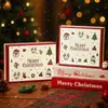 Nueva Caja de Regalo Grande de Santa Claus Bufanda Taza Térmica Regalo Caja de Regalo Navideña Caja Cubierta de Fruta Ping an Cielo