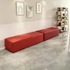 Sofá de salão de unhas área de espera sofá longo banco de sofá jardim de infância banco longo acolchoado macio [Envio em 48 horas] Outros