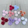 Flor artificial de peonía de tela no tejida de 3 cabezas, flor falsa para boda y decoración del hogar, venta al por mayor