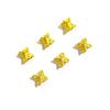 Retención de color alta accesorios para florero de oro antiguo florero de doble cara hueco accesorios para pulsera de cuentas de turmalina esmaltada para florero diy
