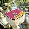 Cubierta de Sombrilla para Cesta de Bicicleta Eléctrica Bolsa Colgante Cesta Interior Cubierta de Lluvia para Batería Organizador de Almacenamiento Bolsa de Almacenamiento Impermeable