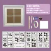 Moldura para Pintura a Óleo Pastel Quadro de Trabalho com Quatro Grades 10*10 Moldura de Madeira Quadrada Moldura de Mesa Suporte de Exibição para Fotos Pendurar na Parede Transfronteiriço