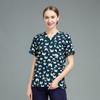 Ropa de lavado a mano, ropa quirúrgica estampada de manga corta para médicos, ropa de trabajo para salón de belleza oral para mujeres, ropa de algodón para cepillos de manos de hospital para mascotas para hombres