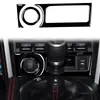 Adecuado para 17-19 Subaru BRZ Toyota 86 caja de almacenamiento marco decorativo negro piano negro brillante modificación interior del coche