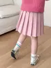 Oferta de Liquidación de Stock Falda Media para Niña Otoño 2025 Falda Plisada Falda Corta Estilo Universitario JK Faldita