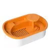 Caja de Baño para Pájaros Loro, Tina de Baño Panorámica Grande para Cacatúas y Periquitos, Bañera para Pájaros con Circulación de Agua Eléctrica