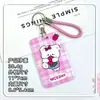 Nuevo Soporte Deslizante para Tarjetas de Estudiante, Tarjetas de Comedor, Portafotos de Identificación, Cubierta Protectora, Portatarjetas Antiperdida al por Mayor