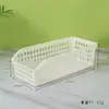 Cesta de Almacenamiento Hueca para Snacks y Artículos Varios Organizador de Escritorio Cesta de Almacenamiento para Juguetes del Hogar Caja Contenedora de Plástico para Gabinete