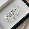 Pulsera de plata de ley S925 trébol de cuatro hojas concha de mariposa blanca diseño retro de nicho para mujer pulsera del librito rojo de Corea del Sur de alta gama