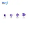 F136 Titanio Deslumbrante Colorido Cuatro Garras Circonita Stud para Cartílago de la Oreja G23 Aleación de Titanio Cuerpo con Tornillo Externo Piercing Joyería para Oreja