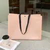 Nuevas Bolsas de Tote Ecológicas de Tejido No Tejido Rosa Claro de Alta Gama para Tiendas de Ropa, Bolsas de Compra Gruesas para Regalos al por Mayor