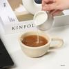 Caixa de Presente Coreana Transfronteiriça Tabuleiro Xadrez Caneca de Café Presente Caneca de Cerâmica Feminina Caneca de Alto Valor Personalização Personalizada