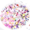 Nail art AB colorido diamante plano semicírculo pérola cor mista terno DIY material telefone móvel sapatos copo acessórios