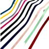En existencia DIY Ropa Tocados Cinturón flocado de un solo lado Cinta de terciopelo de color Cinturón de terciopelo elástico Cinturón de terciopelo