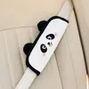 Protetor de Cinto de Segurança de Carro para Ombro Desenho Animado Pelúcia Infantil Anti-Estrangulamento Capa Protetora Suporte Fofo para Cinto de Segurança de Carro