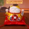 Gato de la Suerte Cerámica Pequeña Decoración para el Hogar Tienda Apertura Regalo Creativo Japonés Gato de la Suerte Alcancía Mini Tarro