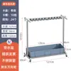 Soporte para Mopa, de Pie, Móvil, Estante de Almacenamiento de Acero Inoxidable, Herramientas de Limpieza, Almacenamiento y Organización para Salón de Clases, Soporte para Escoba y Mopa