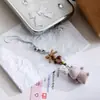 Encantador Animal 3D Resina Flotada DIY Cadena para Teléfono Bolso Colgante Llavero Colgante Accesorio Regalo