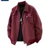 Chaqueta de otoño para hombre estilo americano de estudiante universitario, chaqueta de vuelo casual elegante para el trabajo, prenda exterior funcional vintage, comercio exterior