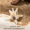 Estilo Resort à Beira-Mar Estrela-do-Mar Natural Concha Clipe de Pato Decorativo Transfronteiriço Praia Oceânica Clipe para Franja Acessórios de Cabelo Oceânicos para Mulheres