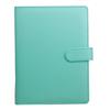 Macaron Handbook Notebook PU Caderno de folhas soltas A5 / A6 Cor Simples 6 furos Caderno de folhas soltas
