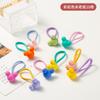 10 Ligas de Goma Elásticas de Alta Elasticidad para Niños Banda para el Cabello Trenza de Niña Cuerda para el Cabello Cola de Caballo Alta de Niña Accesorios para el Cabello