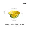 Cuenco de sandía con cara sonriente pintado a mano de fábrica, hermoso cuenco para uso doméstico, cuenco personal para ensalada, cuenco para sopa de fideos, vajilla de cerámica con color bajo vidriado