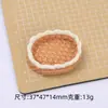 Cestas de Renda Multicor, Acessórios Criativos Cartoon para Comida e Brinquedos Feitos à Mão DIY, Materiais de Acessórios Pequenos de Resina Cola Creme