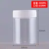 Pote de pigmento 100-300-500ml Frasco de pigmento para pintura chinesa Frasco de pigmento de propileno Frasco de pigmento guache Frasco de plástico de grande diâmetro
