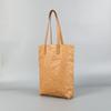 Bolsa de ombro dobrável de papel Kraft lavável e à prova de rasgos padrão amassado de papel DuPont moda portátil para compras bolsa de papel DuPont urgente
