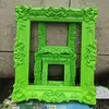 Moldura de Foto Estilo Europeu Retrô Moldura de Adereço para Cena de Casamento Moldura de Decoração de Casamento de Plástico Moldura para Foto de Vestido de Noiva Ornamento