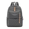 Moda Transfronteriza Bolso Simple para Mujer 2025 Nuevo Mochila Casual de Gran Capacidad para Mujer Mochila de Color Contrastante Bolso de Mujer