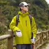Chaquetas Exteriores Personalizadas para Grupos Corporativos, Ropa de Montaña Cálida Tres en Uno Resistente al Viento e Impermeable, Se Puede Estampar con Logo