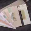 Marcador de Página com Borla Pontilhada Dourada em Papel, Ornamento para Pendurar Estilo Chinês Clássico Caligrafia, Marcador de Página Tingido com Cera DIY Caligrafia Especial Manuscrita Personalização