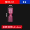 Nylon impermeable Termorretráctil MDNY/FDNY enchufe opuesto macho y hembra terminal de presión en frío enchufe de aislamiento macho y hembra terminal de resorte
