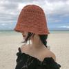 Sombrero de Cubo Combinable Estilo Abstinencia Nicho Diseñador Sombrero de Paja Sombrero de Pescador Sombrero de Cuenca en Forma de Campana Estilo Japonés para Mujer Verano