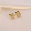 Nuevos Pendientes de Acero Inoxidable 304 Cortados con Láser con Diseño de Corazón de Conejo para Piercing en la Oreja y el Cartílago Venta al por Mayor en Stock