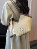 Bolsa de Palha Tecida para Mulheres 2026 Verão Nova Grande Capacidade Versátil Bolsa de Ombro Tendência Bolsa Tote para o Dia a Dia