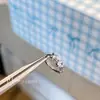 Pendientes de Lazo de Diamante Zirconia Tricolor Azul, Rosa y Amarillo, Anillos Hélice para Hueso del Oído, Pendientes Rosas Personalizados para Mujeres