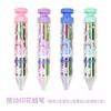 Giz de Cera Giratório Multicolorido 8 em 1 Tipo Push Giz de Cera Colorido Infantil Jardim de Infância Arte Doodle Criativo Caneta de Desenho Mãos Limpas