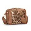 Bolso bandolera multifuncional con cremallera, combinación de colores europea y americana de moda transfronteriza, bolso cuadrado, bolso de hombro de PU, cartera, correa de hombro ajustable