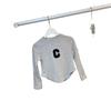 Camiseta de Primavera y Otoño para Niñas Estilo Occidental para Bebé Infantil Distintiva Moderna con Estampado de Letras Coreanas Irregular a la Moda Camiseta Básica