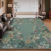 Alfombra Estilo Temu para Sala de Estar, Resistente a Manchas, Fácil de Cuidar, Lavable a Máquina, Alfombra Plegable de Imitación Cachemira para Dormitorio, Venta al por Mayor Transfronteriza