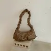 Bolso de nube fruncido único y lindo, nuevo bolso de hombro de moda 2026, bolso dulce para debajo del brazo, bolso bandolera con lazo