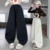 Pantalones Anchos de Moda para Niñas Primavera y Otoño 2026 Nuevos Pantalones Casuales a la Moda para Niñas Mayores