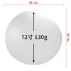 Fabricante de Látex Balão de Ar Abertura de Shopping Bola Flutuante Redonda 72 Branco e Vermelho Tempo Polegada Balão Grande Evento Bola Preta