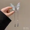 Presilha de Cabelo Metálica Doce e Cool em Formato de Laço para Penteados Meio Presos, Presilha Tubarão Tendência com Estilo Minimalista de Nicho