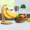 Colgador de Plátanos de Bambú para Uso Doméstico, Estante de Almacenamiento para Centros Comerciales, Estante de Almacenamiento de Frutas para Sala de Estar, Colgador de Uvas, Estante para Maduración de Plátanos de Cocina
