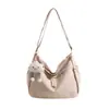 Bolso Transversal Cross-border Ins para Mujer 2024 Nuevo Bolso Tote de Moda Estudiantes Universitarios Clase Gran Capacidad Bolso de Hombro